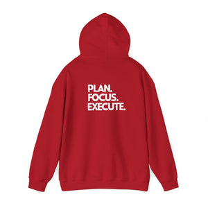 Plan.Focus.Execute Unisex Heavy Blend™ Hooded Sweatshirt