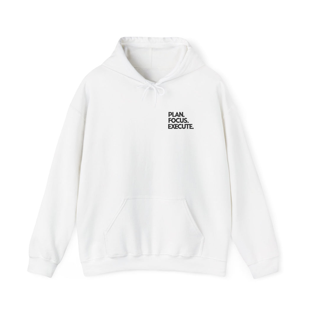 Plan.Focus.Execute Unisex Heavy Blend™ Hooded Sweatshirt